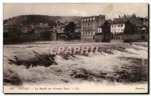 Ansichtskarte AK Epinal La Moselle par grande eaux