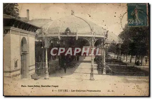 Cartes postales Vittel Les galeries promenades