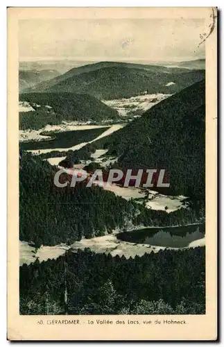 Cartes postales Gerardmer La vallee des lacs vue du Hohneck