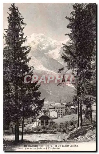 Cartes postales Chamonix et le Mont Blanc