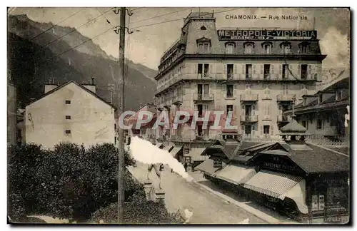 Cartes postales Chamonix Rue Nationale