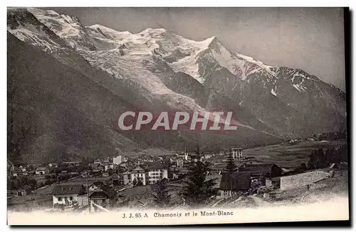 Cartes postales Chamonix et le Mont Blanc