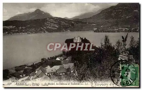 Cartes postales Annecy Duingt St Michel le chateau et Talloires