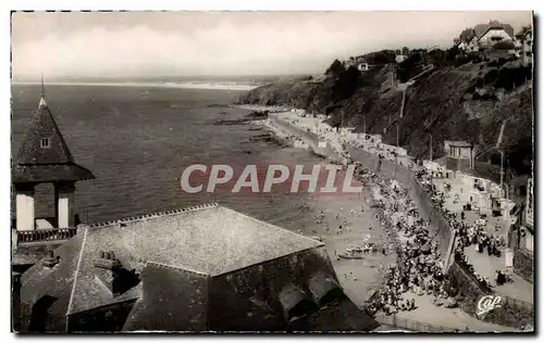 Moderne Karte Granville Le casino et la plage