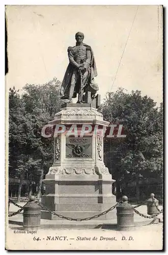 Cartes postales Nancy Statue de Drouot