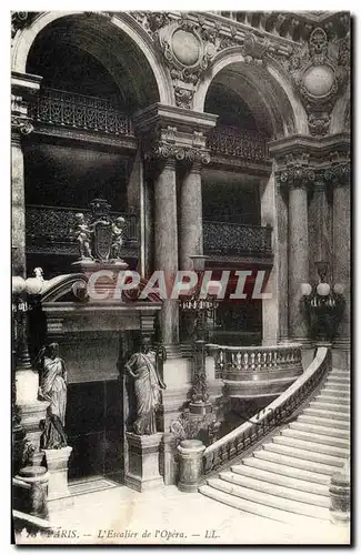 Cartes postales Paris Escalier de l&#39Opera