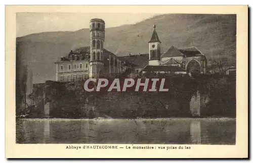 Cartes postales Abbaye d&#39Hautecombe Le monastere Vue prise du lac