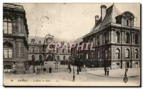 Cartes postales Amiens Hotel de ville