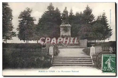 Cartes postales Mars la Tour Le monument national