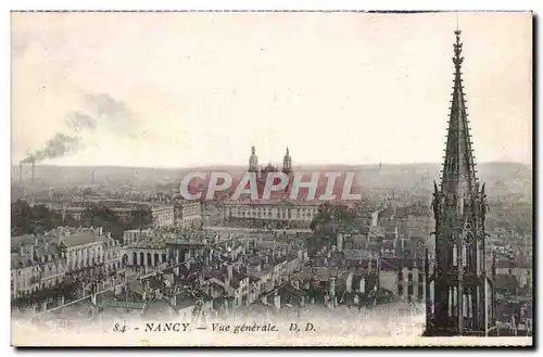 Cartes postales Nancy Vue generale