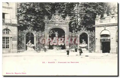 Nancy Cartes postales Fontaine de Neptune