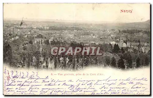 Nancy Cartes postales Vue generale prise de la cure d&#39air