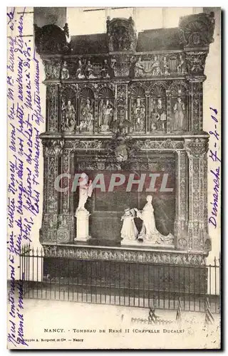 Nancy Cartes postales Tombeau du roi Rene II Chapelle ducale