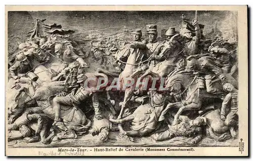 Ansichtskarte AK Mars la Tour Haut relief de cavalerie Monument commemoratif Militaria