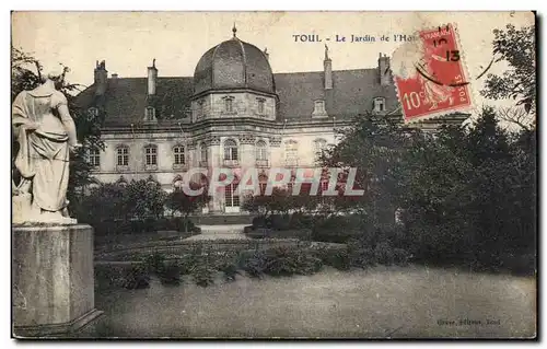 Toul Cartes postales Le jardin de l'hotel