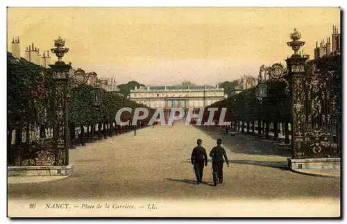 Cartes postales Nancy Place de la Carriere