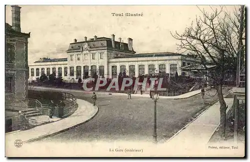 Cartes postales Toul La gare