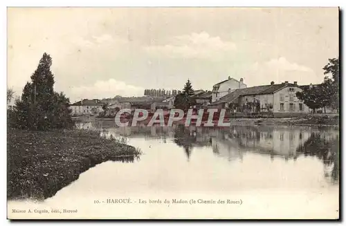 Cartes postales Haroue Les bords du Madon Le chemin des roses