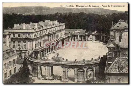 Ansichtskarte AK Nancy Hemicycle de la Carriere palais du gouvernement