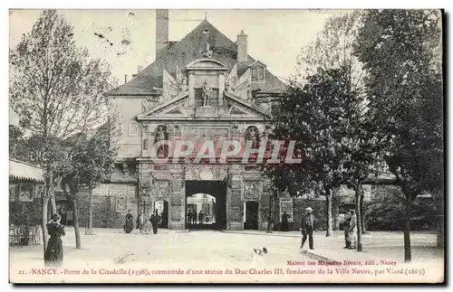 Cartes postales Nancy Porte de la citadelle