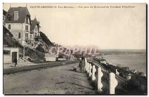 Cartes postales Ste Adresse Vue prise du boulevard du president Felix Faure