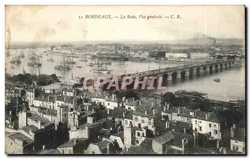 Cartes postales Bordeaux La rade Vue generale