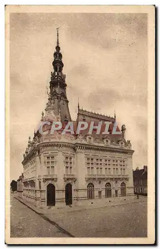 Ansichtskarte AK Sens L&#39hotel de ville Dupont et Poivert