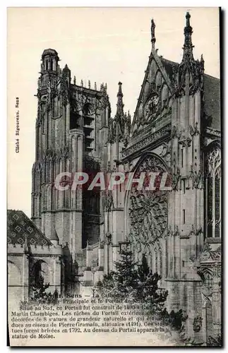 Cartes postales Sens La cathedrale