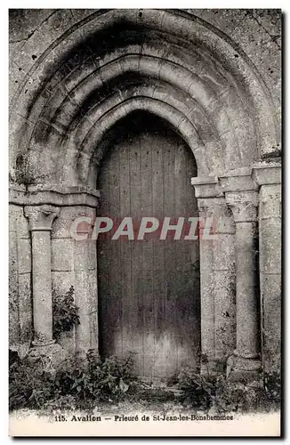 Cartes postales Avallon Prieure de St Jean les Bonhommes