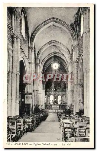 Cartes postales Avallon Eglise Saint Lazare