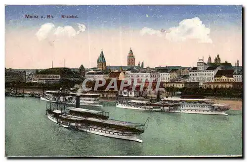 Cartes postales Mainz Rheinkal