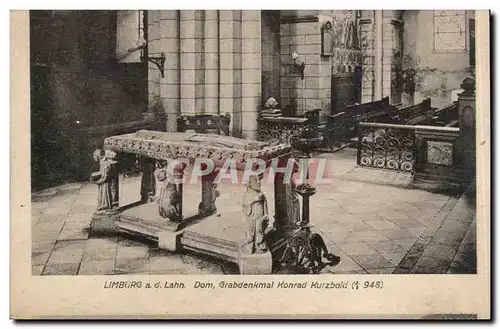 Cartes postales Limburg a d Lahn Dom Grabdenkmal Konrad Kurzbold
