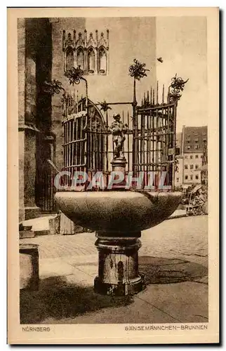 Cartes postales Nurnberg Gansemannchen