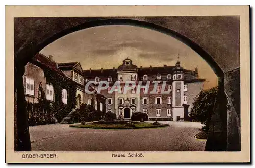 Cartes postales Baden Baden Neues Scloss