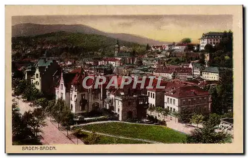 Cartes postales Baden Baden