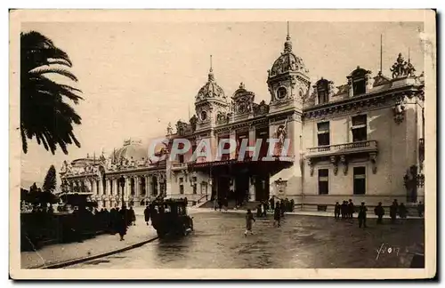 Cartes postales Monaco Monte Carlo Facade du casino