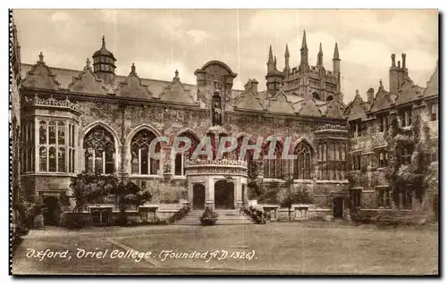 Cartes postales Great Britain Oxford Oriel college