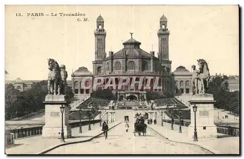 Cartes postales Paris Le pont d&#39iena et le Trocadero