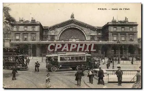 Paris Cartes postales Gare de l'est