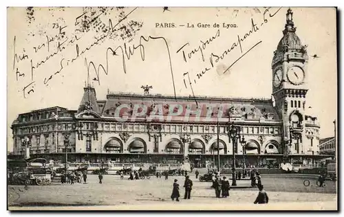 Cartes postales Paris Gare de Lyon