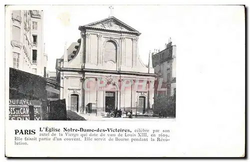 Paris Cartes postales L&#39eglise Notre Dame des Victoires