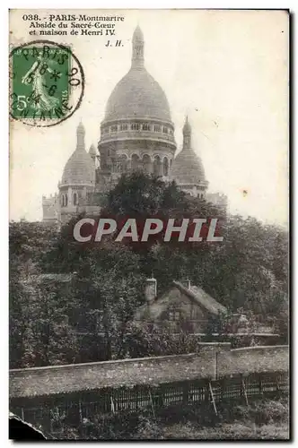 Paris Ansichtskarte AK Sacre Coeur Montmartre Maison de Henri IV