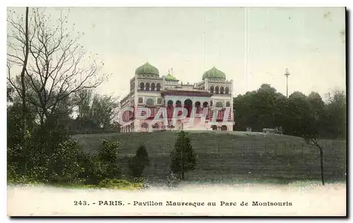 Paris Ansichtskarte AK Pavillon mauresque au parc de Montsouris