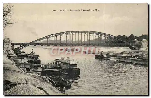 Cartes postales Paris Passerelle d&#39Austerlitz