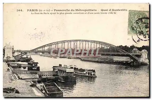 Cartes postales Paris Passerelle d&#39Austerlitz