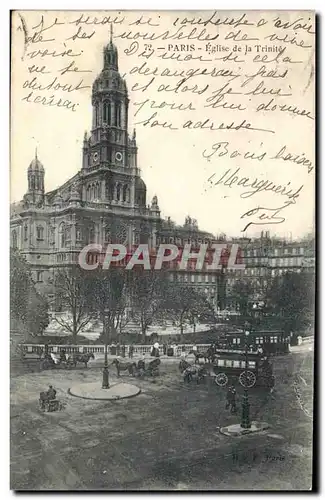 Paris Cartes postales Eglise de la Trinite