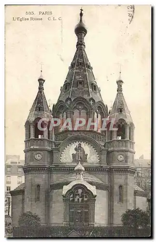 Paris Ansichtskarte AK Eglise russe Russian church