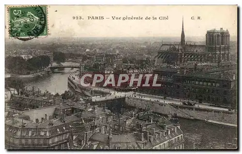 Paris Ansichtskarte AK Vue generale de la cite