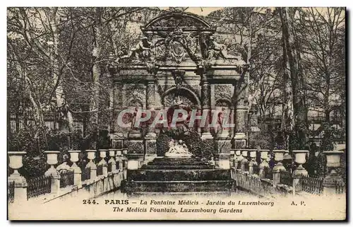 Paris Ansichtskarte AK Fontaine Medicis