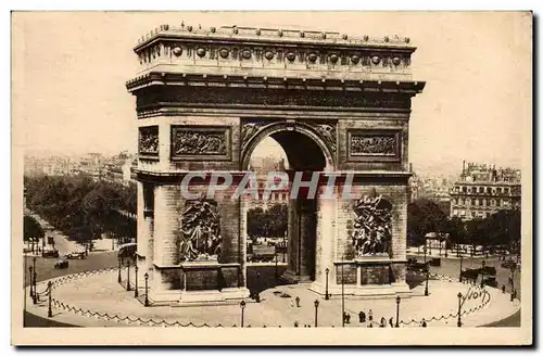 Cartes postales Paris Arc de Triomphe